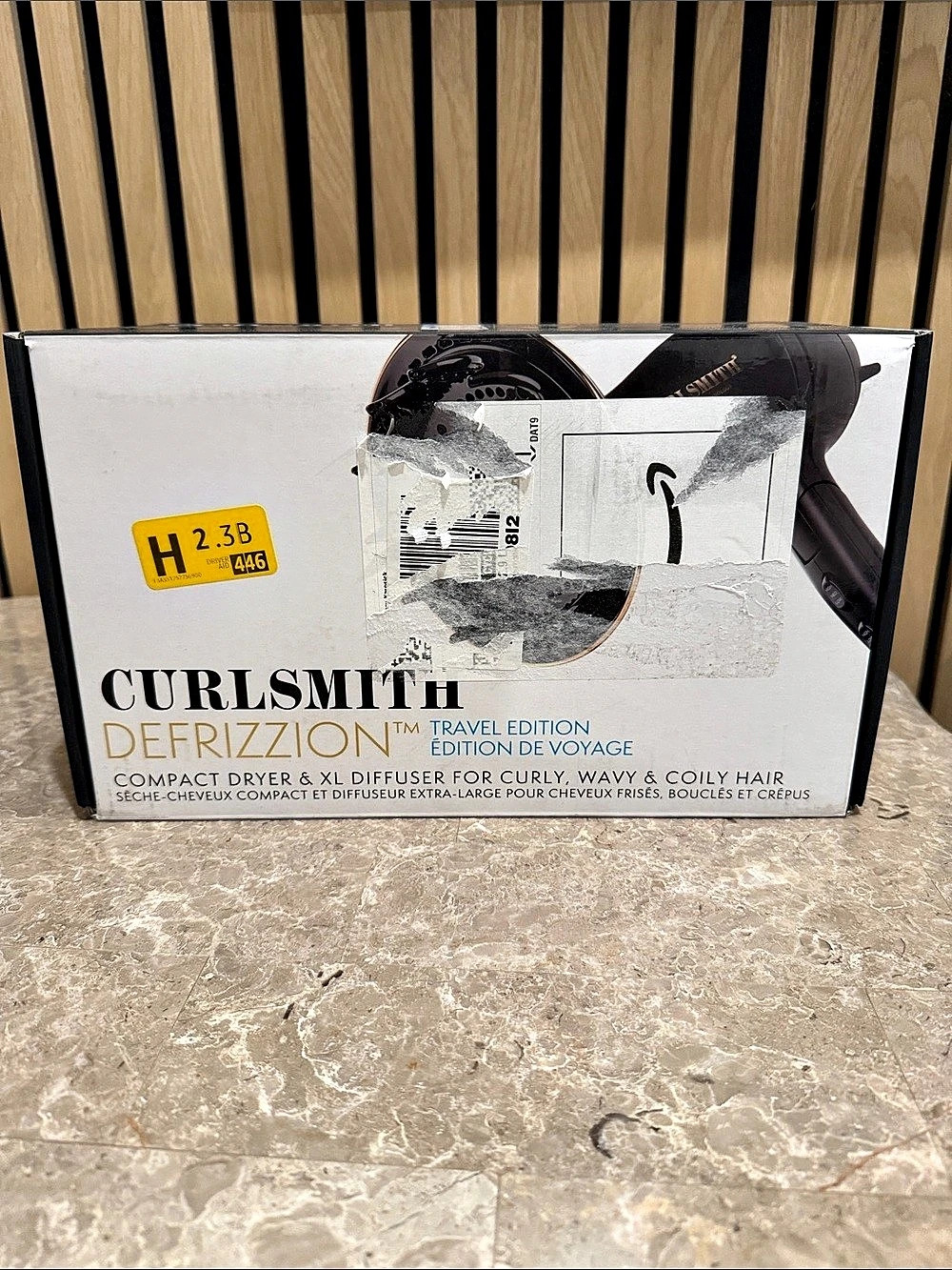 CURLSMITH Defrizzion Travel Edition Compact Dryer & XL Diffuser BNIB